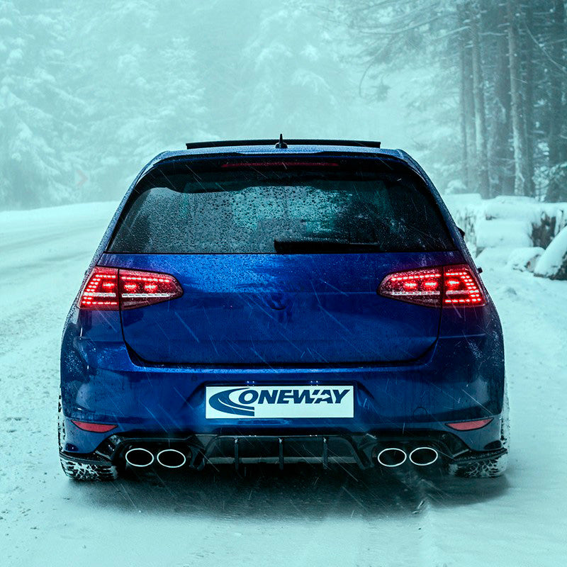 Oneway Heckdiffusor passend für Volkswagen Golf VII HB R 2013-2016 - Schwarz glänzend