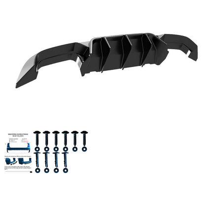 Oneway Heckdiffusor passend für Volkswagen Golf VII HB R 2013-2016 - Schwarz glänzend
