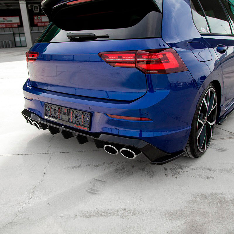 Oneway Heckdiffusor passend für Volkswagen Golf VIII HB R 2020- - Schwarz glänzend