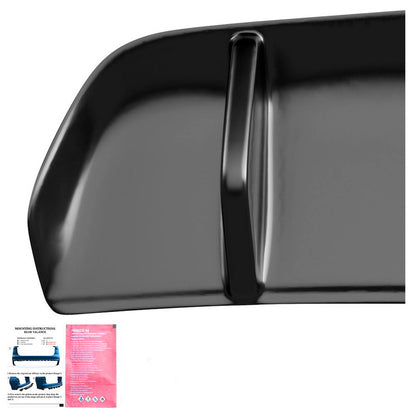 Oneway Heckdiffusor passend für Volkswagen Tiguan II R Facelift 2020-2024 - Schwarz glänzend