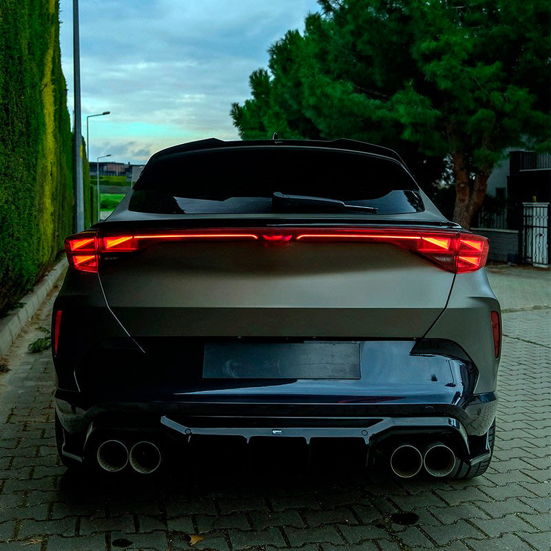 Oneway Heckdiffusor passend für Cupra Formentor Facelift 2024- exkl. VZ5 - Version 2 - Schwarz glänzend
