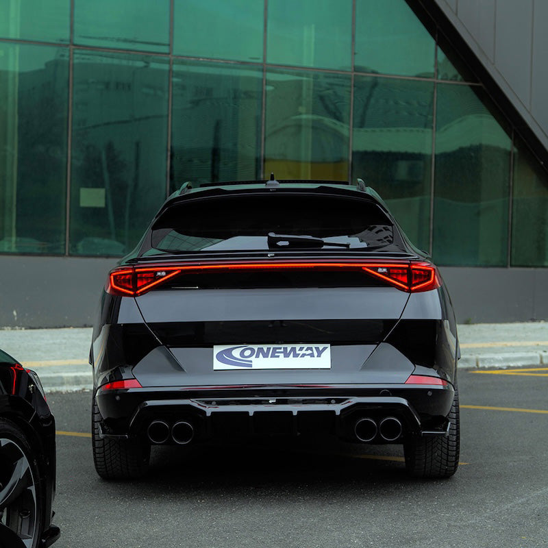 Oneway Heckdiffusor passend für Cupra Formentor 2020-2024 exkl. VZ5 - Version 2 - Schwarz glänzend
