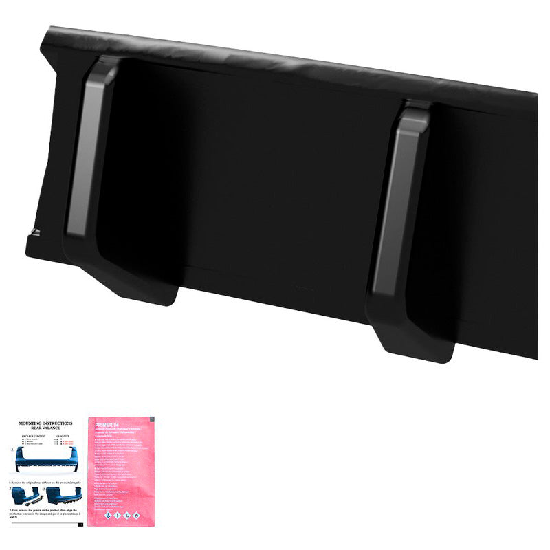 Oneway Heckdiffusor passend für Volkswagen Tiguan II Standart/R-Line 2016-2020 - Schwarz glänzend
