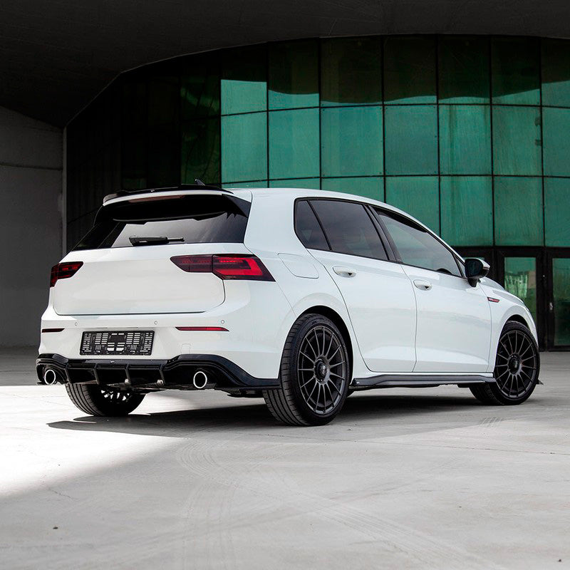 Oneway Heckdiffusor passend für Volkswagen Golf VIII HB GTI 2020- - Schwarz glänzend