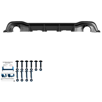 Oneway Heckdiffusor passend für Volkswagen Golf VIII HB GTI 2020- - Schwarz glänzend