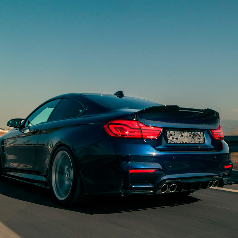 Oneway Heckdiffusor passend für BMW M4 F82 2014-2021 - Schwarz glänzend