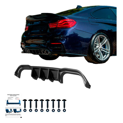 Oneway Heckdiffusor passend für BMW M4 F82 2014-2021 - Schwarz glänzend