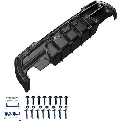 Oneway Heckdiffusor passend für BMW 1er F40 M-Pack/M135i (Einzelrohr links) 2019- - Schwarz glänzend