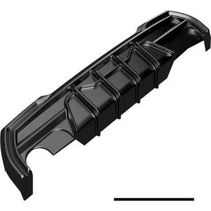 Oneway Heckdiffusor passend für BMW 1er F40 M-Pack/M135i (Einzelrohr links) 2019- - Schwarz glänzend