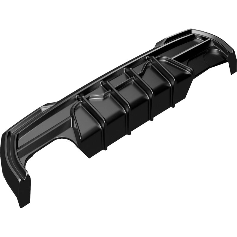 Oneway Heckdiffusor passend für BMW 1er F40 M-Pack/M135i (Doppelrohr links) 2019- - Schwarz glänzend