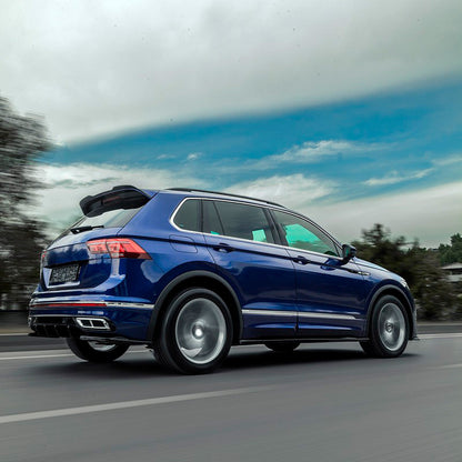 Oneway Heckdiffusor passend für Volkswagen Tiguan II R-Line Facelift 2020-2024 - Schwarz glänzend