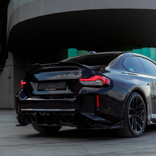 Oneway Heckdiffusor passend für BMW M2 G87 Coupe 2023- - Schwarz glänzend