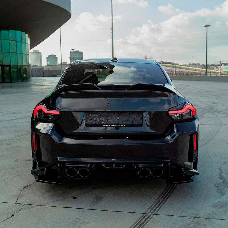 Oneway Heckdiffusor passend für BMW M2 G87 Coupe 2023- - Schwarz glänzend