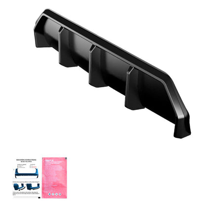 Oneway Heckdiffusor passend für BMW 3er G20/G21 M-Pack Facelift 2022- - Schwarz glänzend