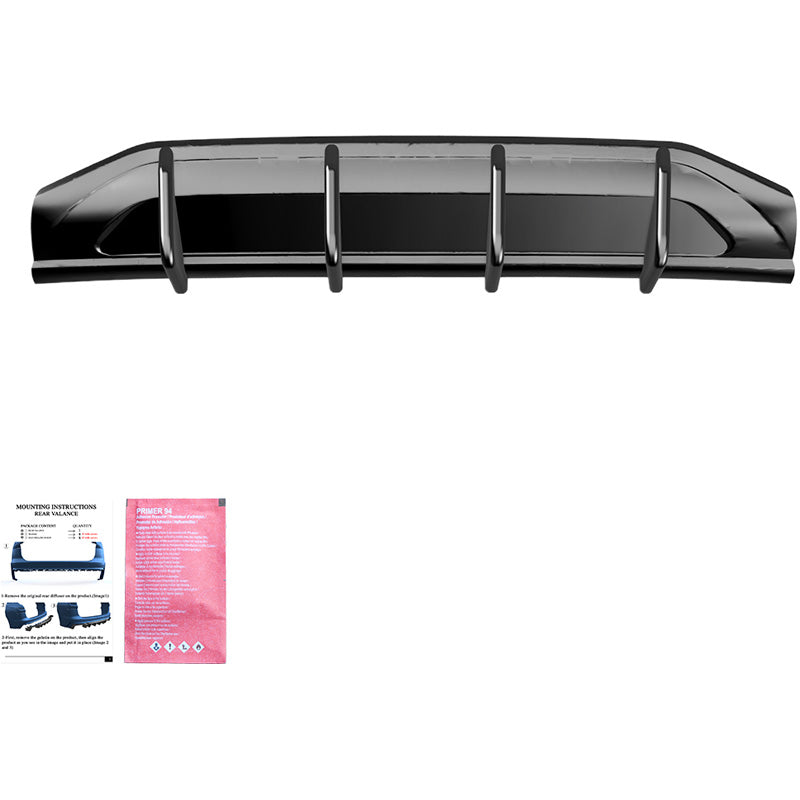 Oneway Heckdiffusor passend für Volkswagen Tiguan III (CT1) 2024- - Schwarz glänzend