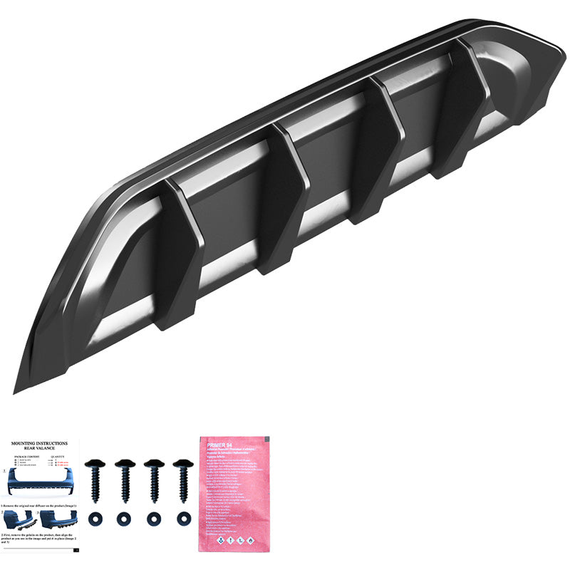 Oneway Heckdiffusor passend für Volkswagen Tayron (R41) 2024- - Schwarz glänzend