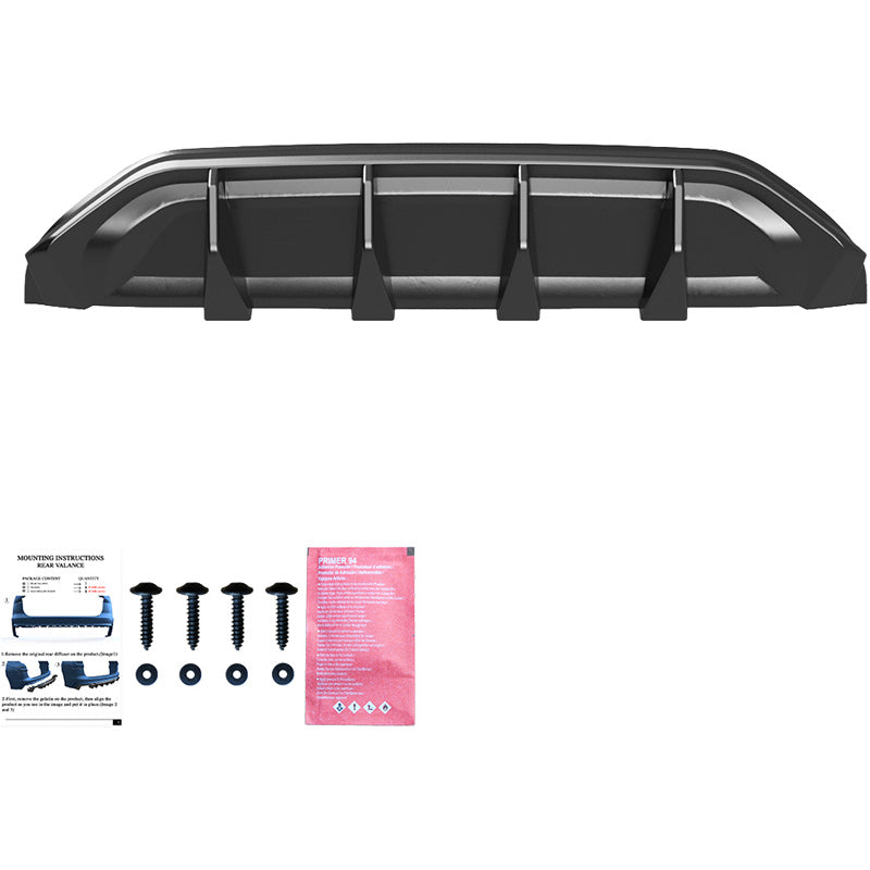Oneway Heckdiffusor passend für Volkswagen Tayron (R41) 2024- - Schwarz glänzend