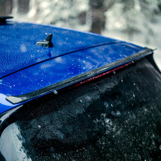 Oneway Dachspoiler (Cap) passend für Volkswagen Golf VII (7&7.5) HB GTi/GTD/R/R Line 2013-2020 - Version 2 - Schwarz glänzend