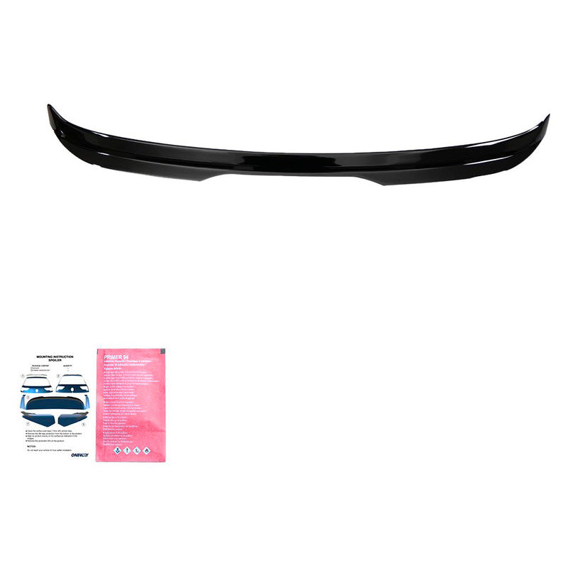 Oneway Dachspoiler (Cap) passend für Volkswagen Golf VII (7&7.5) HB GTi/GTD/R/R Line 2013-2020 - Version 2 - Schwarz glänzend
