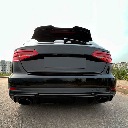 Oneway Dachspoiler (Cap) passend für Audi RS3 8V Sportback 2015-2020 - Schwarz glänzend