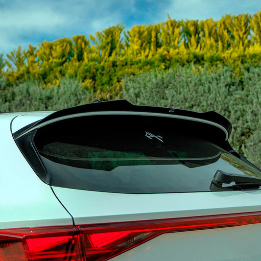 Oneway Dachspoiler (Cap) passend für Seat Leon IV HB FR & Cupra Leon HB 2020- - Schwarz glänzend