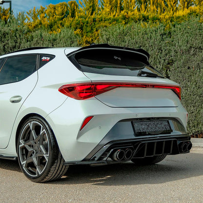 Oneway Dachspoiler (Cap) passend für Seat Leon IV HB FR & Cupra Leon HB 2020- - Schwarz glänzend