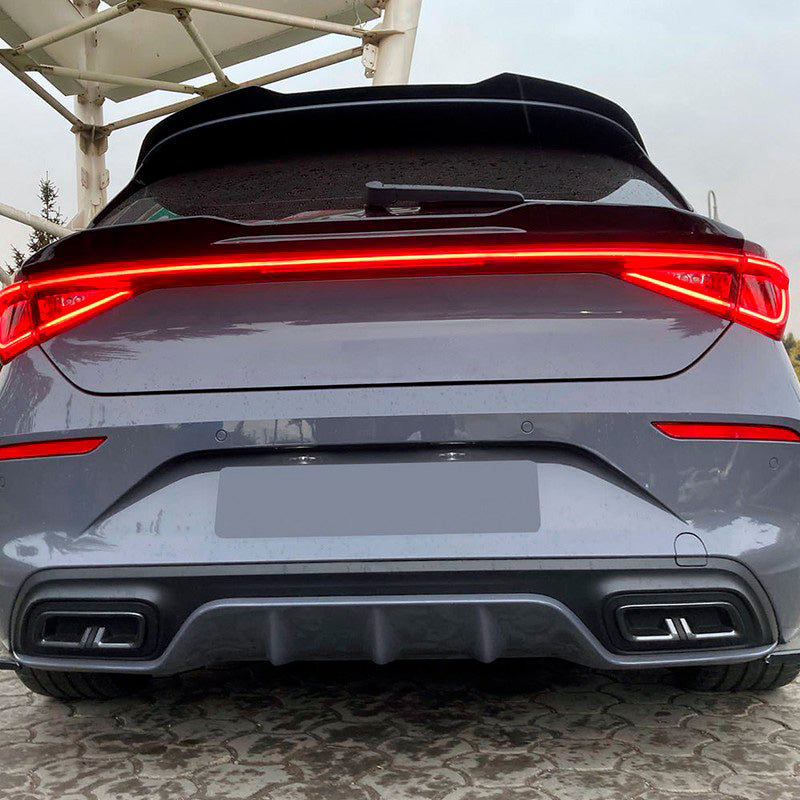 Oneway Heckflügel passend für Cupra Leon HB 2020-2024 - Schwarz glänzend