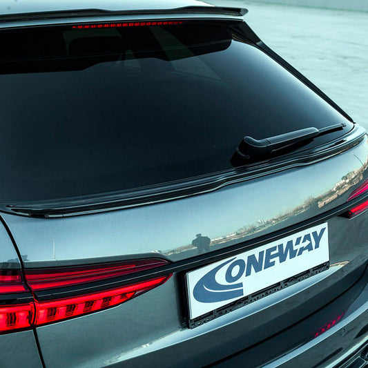 Oneway Heckflügel passend für Audi A6 S-Line/S6 C8 Avant 2018- - Schwarz glänzend