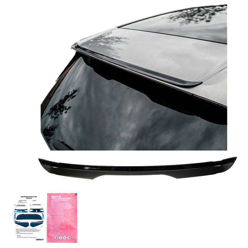 Oneway Dachspoiler (Cap) passend für BMW iX M-Pack i20 2021- - Schwarz glänzend
