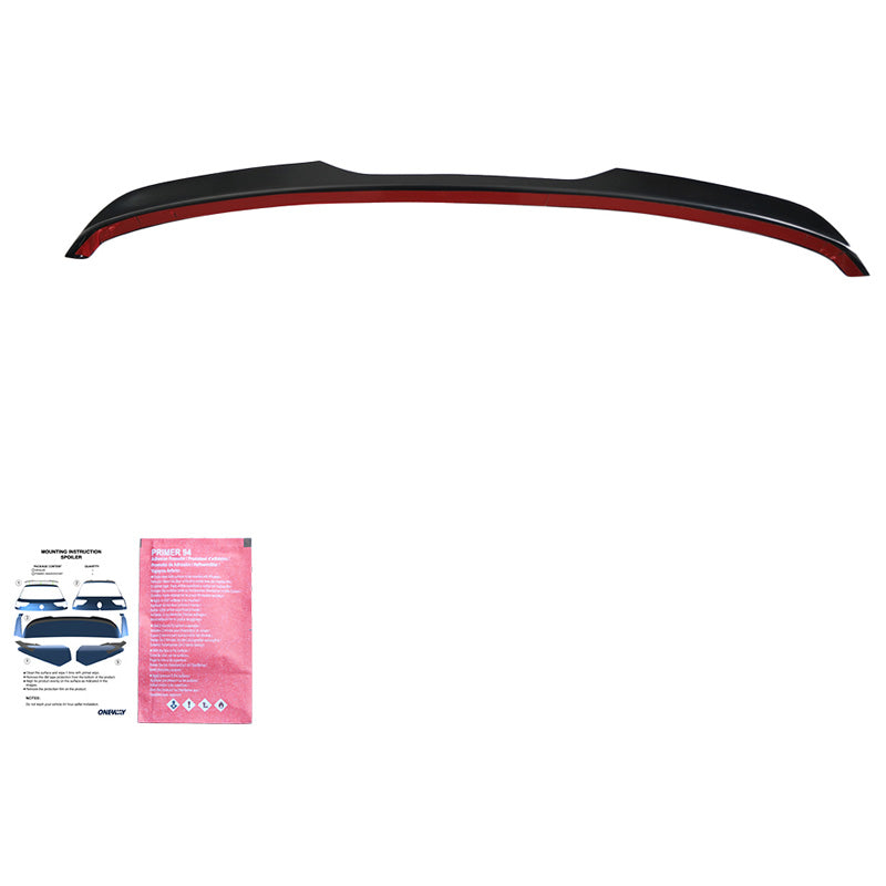 Oneway Dachspoiler (Cap) passend für Ford Focus ST MK3 Hatchback 2010-2014 & ST MK3 Facelift 2015-2018 - Schwarz glänzend