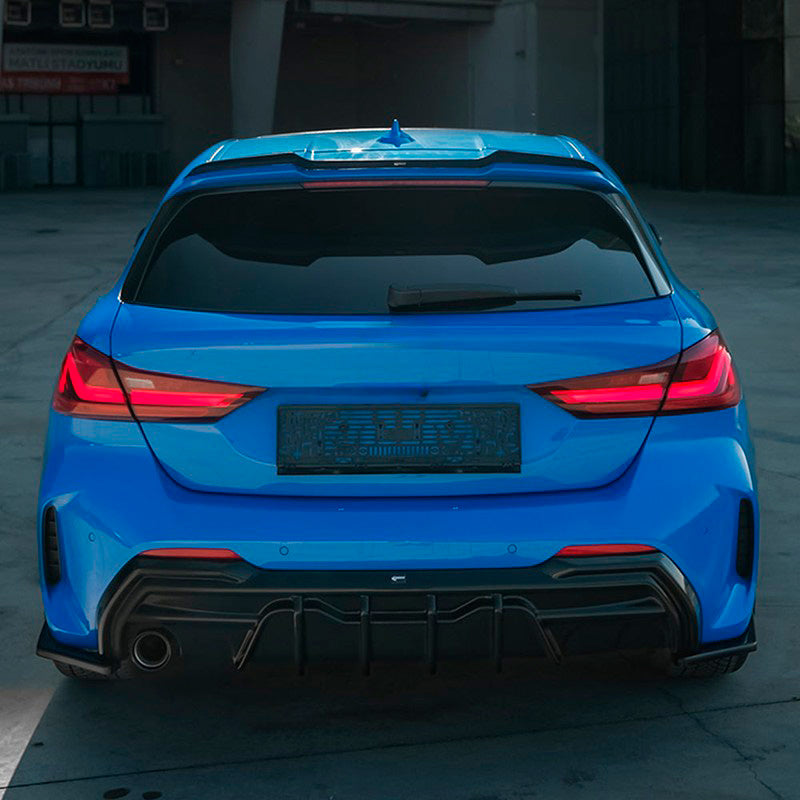 Oneway Dachspoiler (Cap) passend für BMW 1er F40 M-Pack/M135i 2019- - Schwarz glänzend