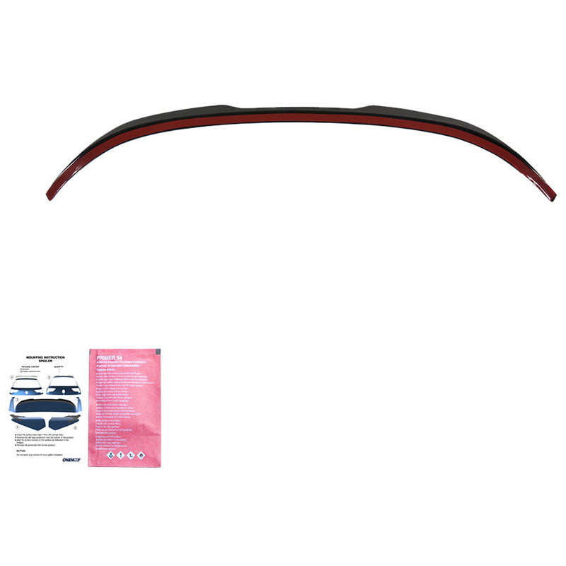 Oneway Dachspoiler (Cap) passend für BMW X1 F48 M-Pack 2015-2019 - Schwarz glänzend