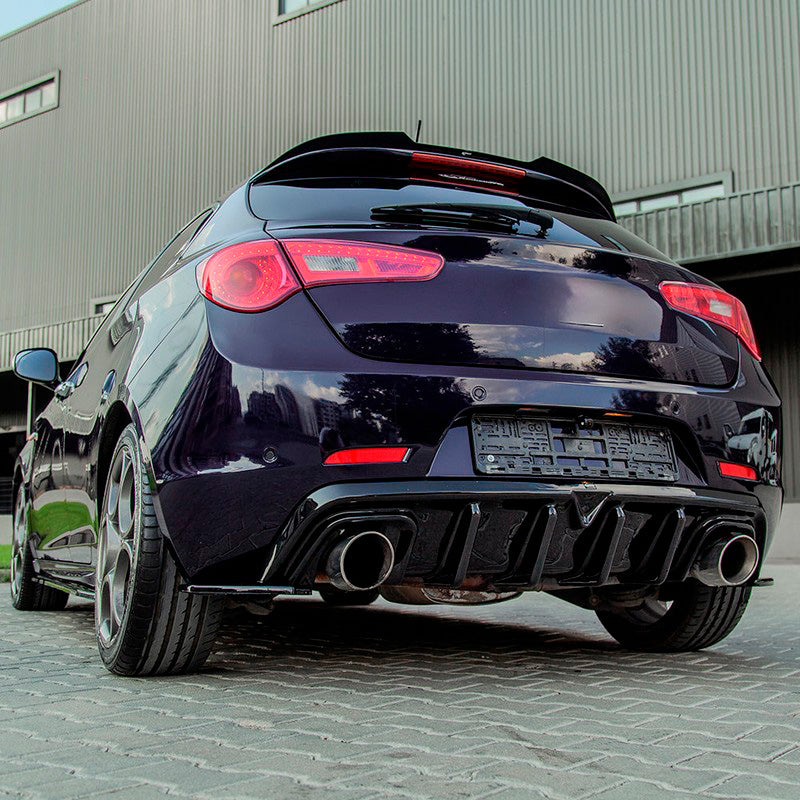 Oneway Dachspoiler (Cap) passend für Alfa Romeo Giulietta 2010-2020 - Schwarz glänzend