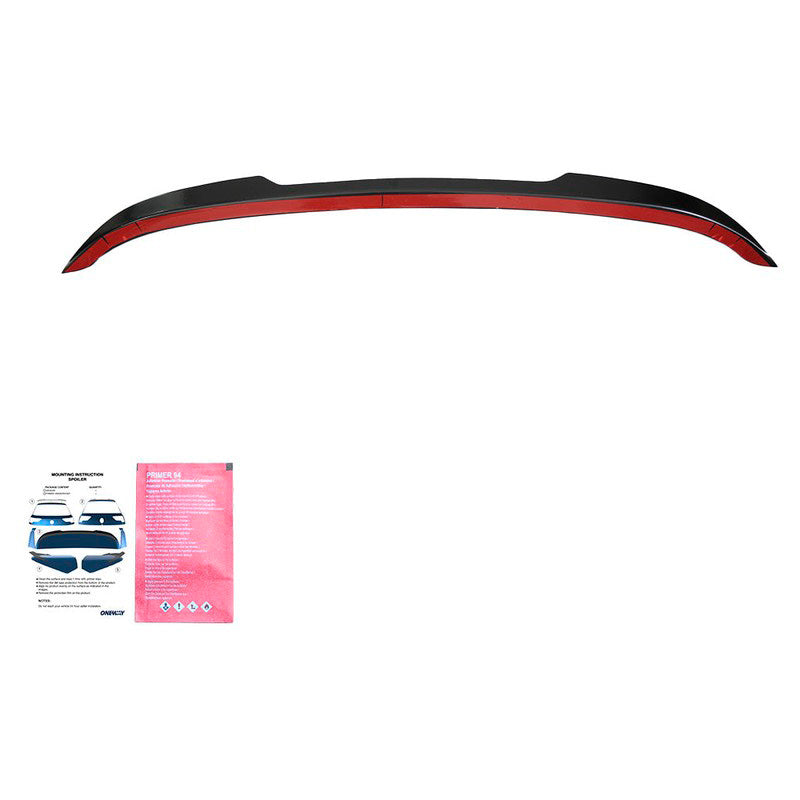Oneway Dachspoiler (Cap) passend für Volkswagen Golf VIII HB GTI/GTE/GTD/R 2020- - Schwarz glänzend