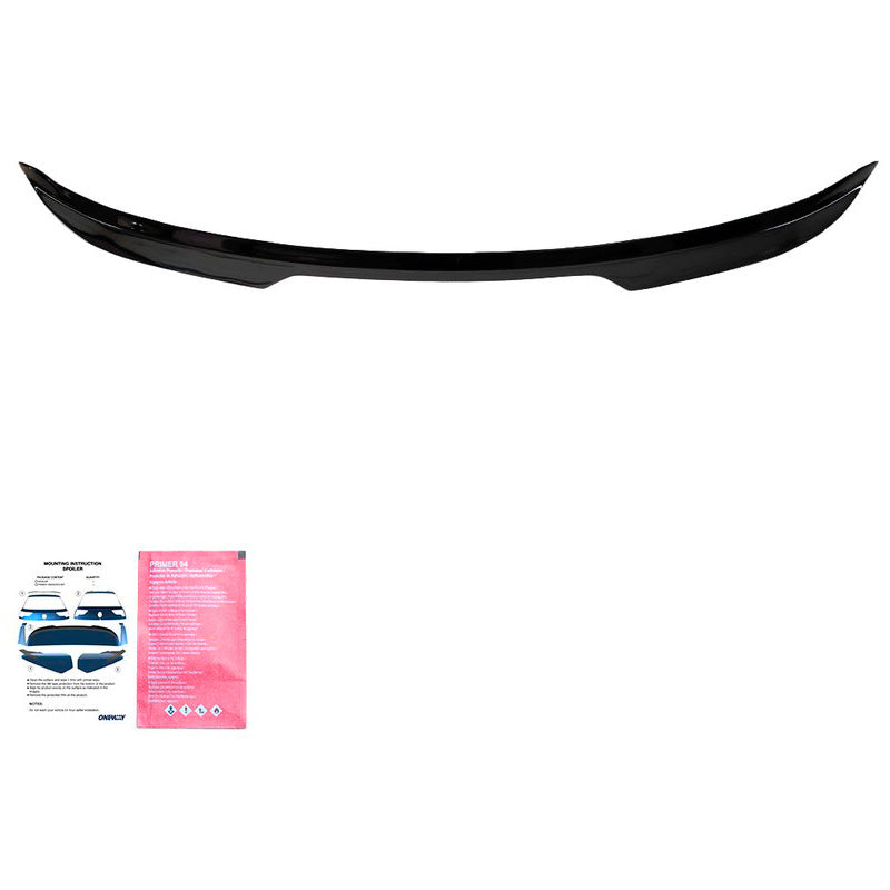 Oneway Dachspoiler (Cap) passend für Renault Clio V Facelift 2023- - Schwarz glänzend