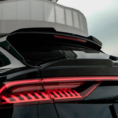 Oneway Heckflügel passend für Audi Q8 S-Line & SQ8 & RSQ8 2018- - Schwarz glänzend