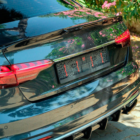 Oneway Heckflügel passend für Audi A4 (B9) Limousine Facelift 2019-2024 - Schwarz glänzend