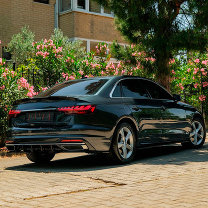 Oneway Heckflügel passend für Audi A4 (B9) Limousine Facelift 2019-2024 - Schwarz glänzend
