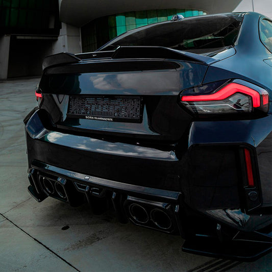 Oneway Heckflügel passend für BMW M2 G87 Coupe 2023- - Schwarz glänzend
