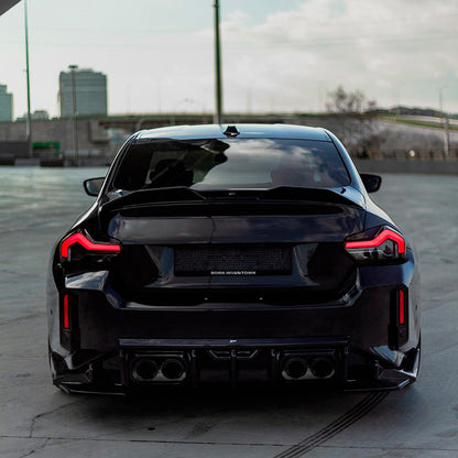 Oneway Heckflügel passend für BMW M2 G87 Coupe 2023- - Schwarz glänzend