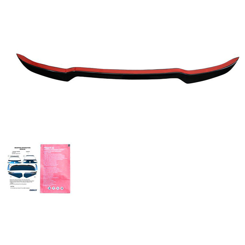 Oneway Dachspoiler (Cap) passend für Audi Q5 (FY) S-Line Facelift 2020-2024 exkl. Sportback - Schwarz glänzend