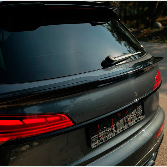 Oneway Heckflügel passend für Audi Q5 (FY) S-Line Facelift 2020-2024 exkl. Sportback - Schwarz glänzend