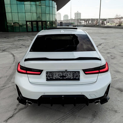 Oneway Heckflügel passend für BMW 3er G20 Limousine M-Pack & M340i 2018-2022 & 2022- & M3 G80 Limousine 2022- - Version 2 ...