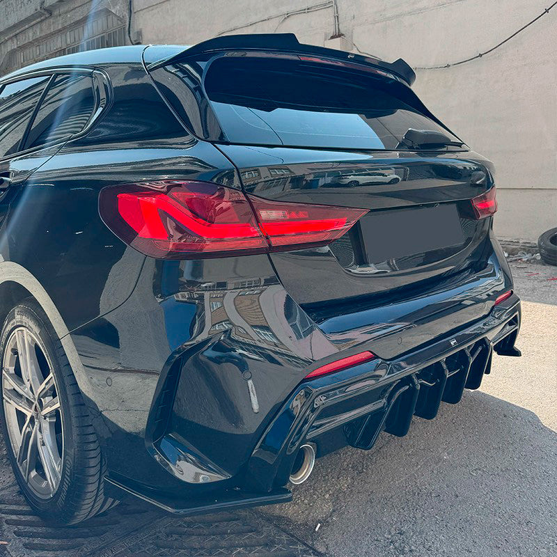 Oneway Dachspoiler (Cap) passend für BMW 1er F40 (Standard) 2019-2024 - Schwarz glänzend