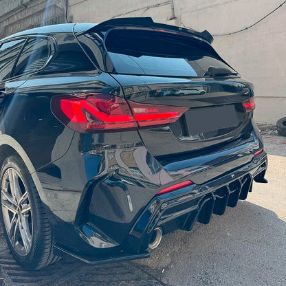 Oneway Dachspoiler (Cap) passend für BMW 1er F40 (Standard) 2019-2024 - Schwarz glänzend