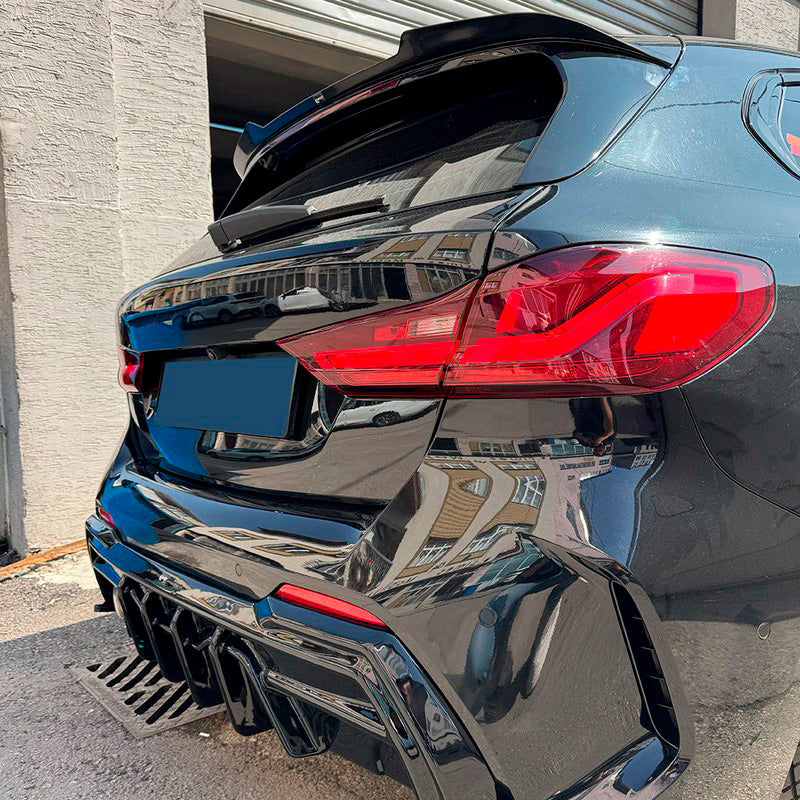 Oneway Dachspoiler (Cap) passend für BMW 1er F40 (Standard) 2019-2024 - Schwarz glänzend