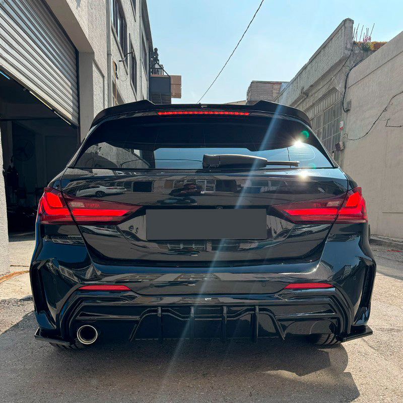 Oneway Dachspoiler (Cap) passend für BMW 1er F40 (Standard) 2019-2024 - Schwarz glänzend