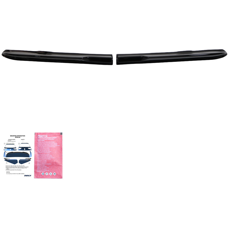 Oneway Dachspoiler passend für Ford Transit Custom (V710) 2023- & Volkswagen Transporter T7 2024- (mit 2 Hecktüren) - Schw...