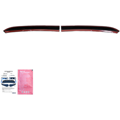 Oneway Dachspoiler passend für Ford Transit Custom (V710) 2023- & Volkswagen Transporter T7 2024- (mit 2 Hecktüren) - Schw...