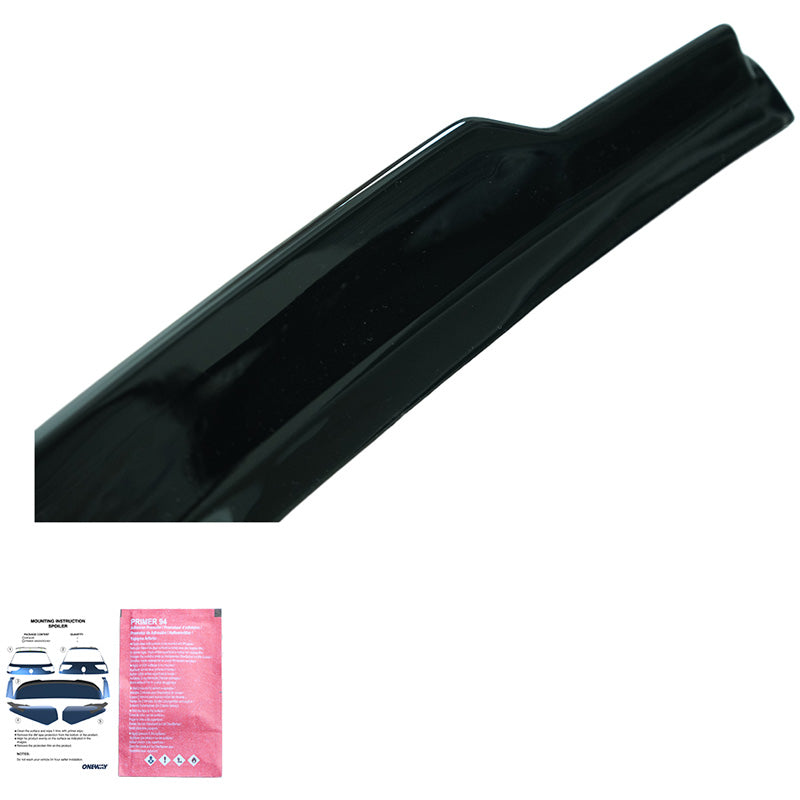 Oneway Dachspoiler passend für Ford Transit Custom (V710) 2023- & Volkswagen Transporter T7 2024- (mit 2 Hecktüren) - Schw...